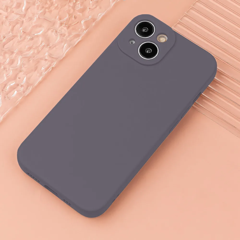 Silikonfodral för Xiaomi Redmi A3 4G (Global) mörkgrå