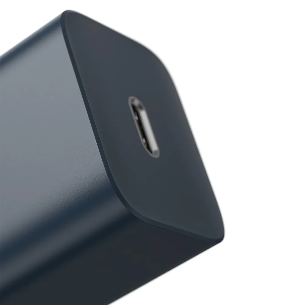 Baseus väggladdare Super Si PD 20W 1x USB-C blå + USB-C – Lightning-kabel