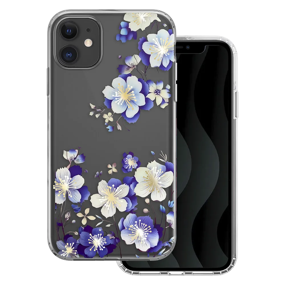 IMD-tryckt ska för iPhone 11 med blommotiv