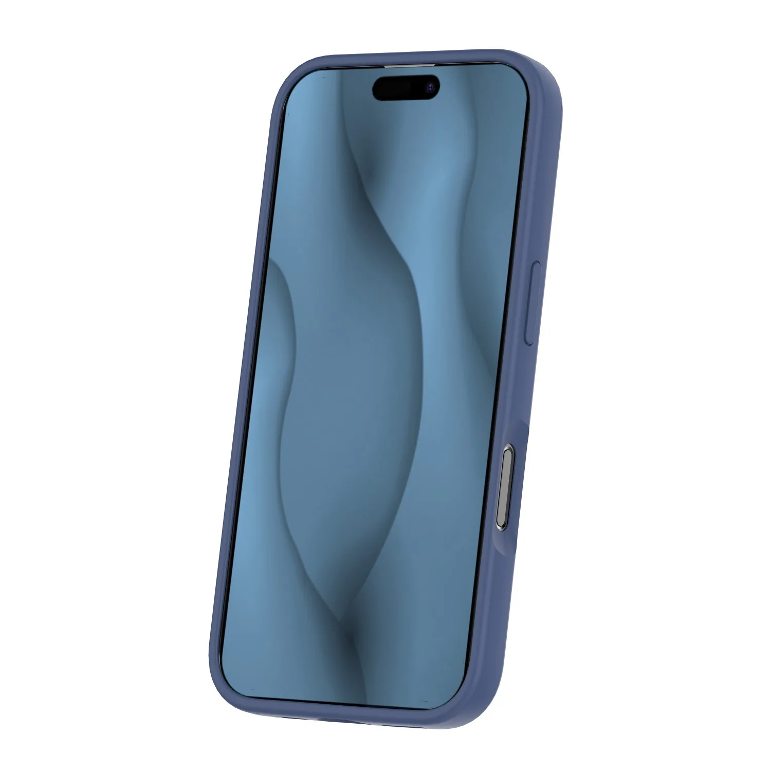 Silicone Thin Mag case for iPhone 16 6,1″ dark blue
