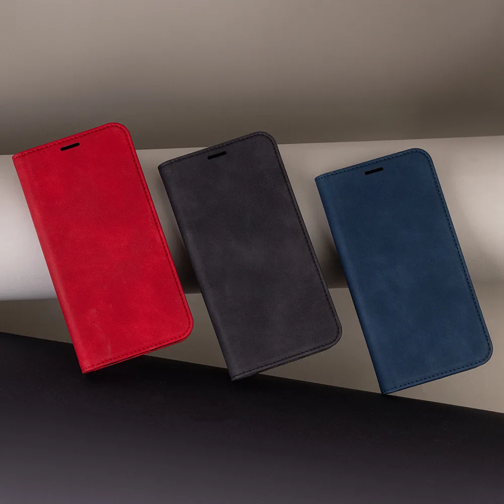 Smart Suede-fodral för Samsung Galaxy A15 4G / A15 5G i svart