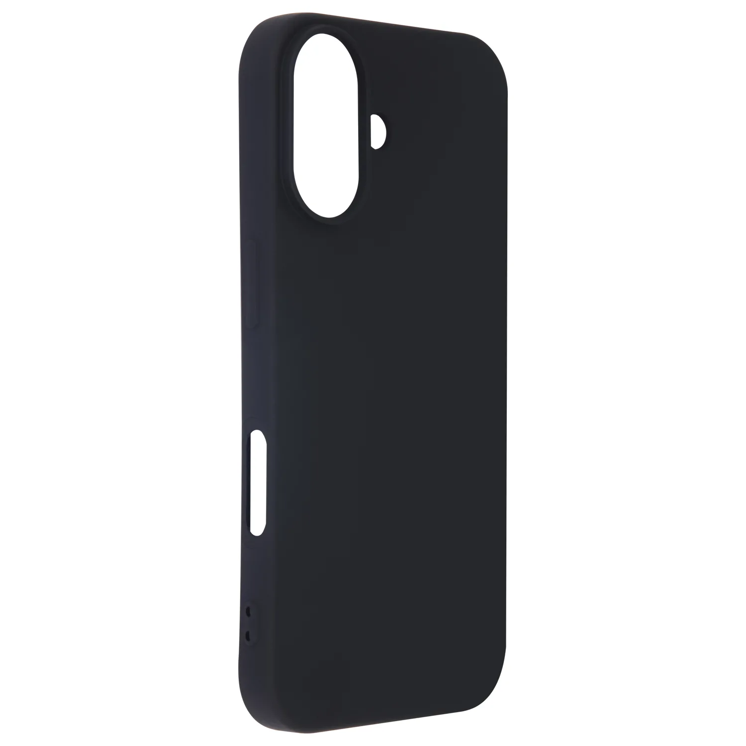Satin Flex iPhone 16-fodral svart