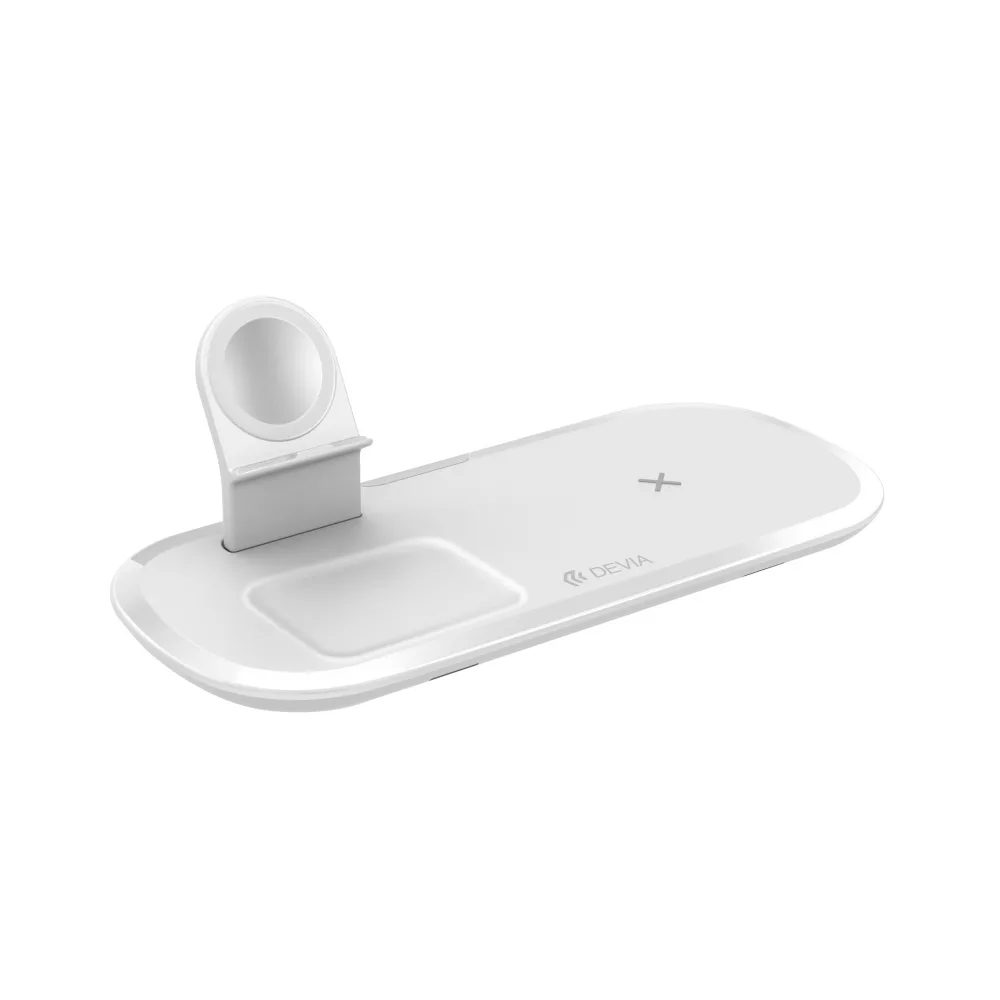 Devia wireless charger 3in1 Smart 15W white