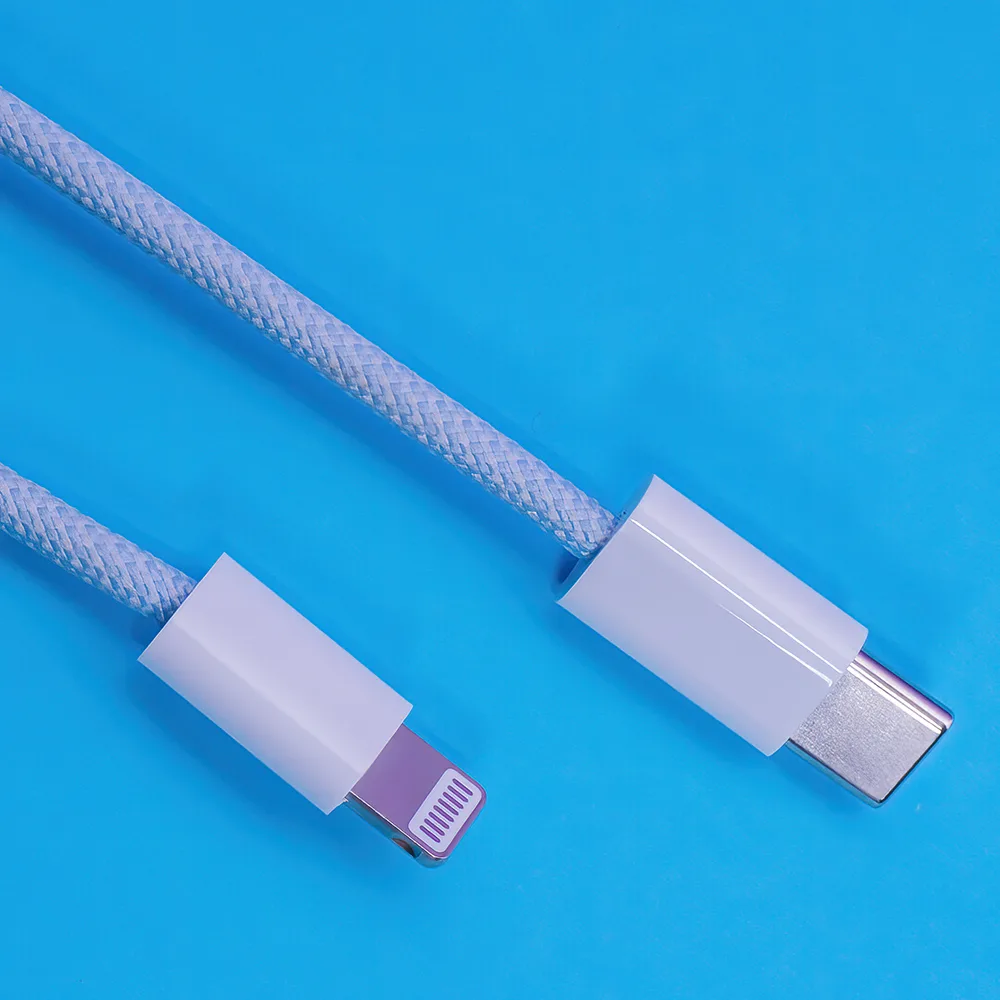 Maxlife MXUC-06 cable USB-C – Lightning 1,0 m 20W blue nylon