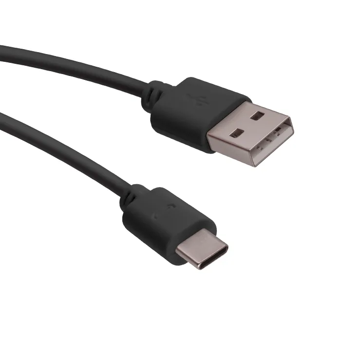 Forever cable USB – USB-C 1,0 m 1A svart