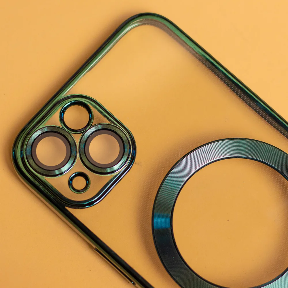 Color Chrome Mag case for iPhone 17 Pro Max 6,9″ green