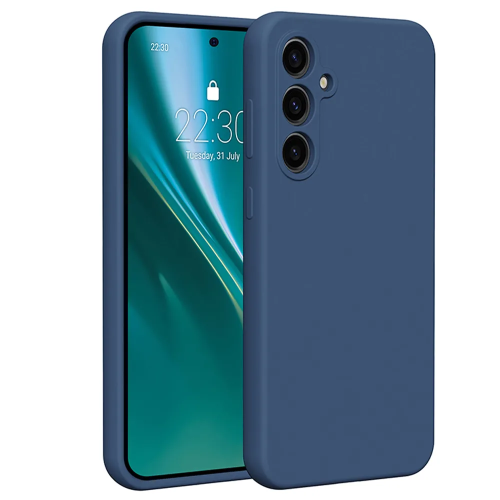 Etteri Silikonfodral för Samsung Galaxy S23 FE mörkblå
