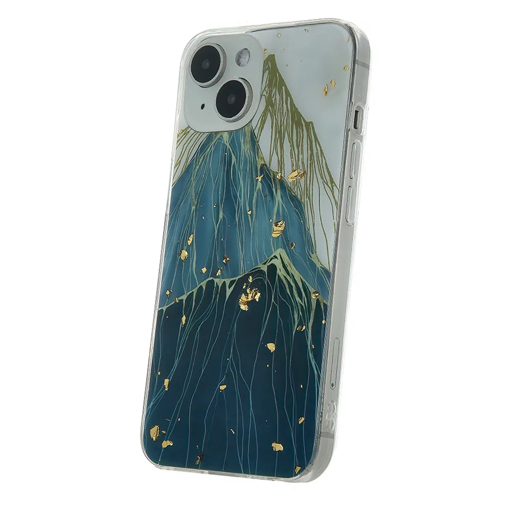 Guld Glam-fodral till Samsung Galaxy A25 5G (global) mountain