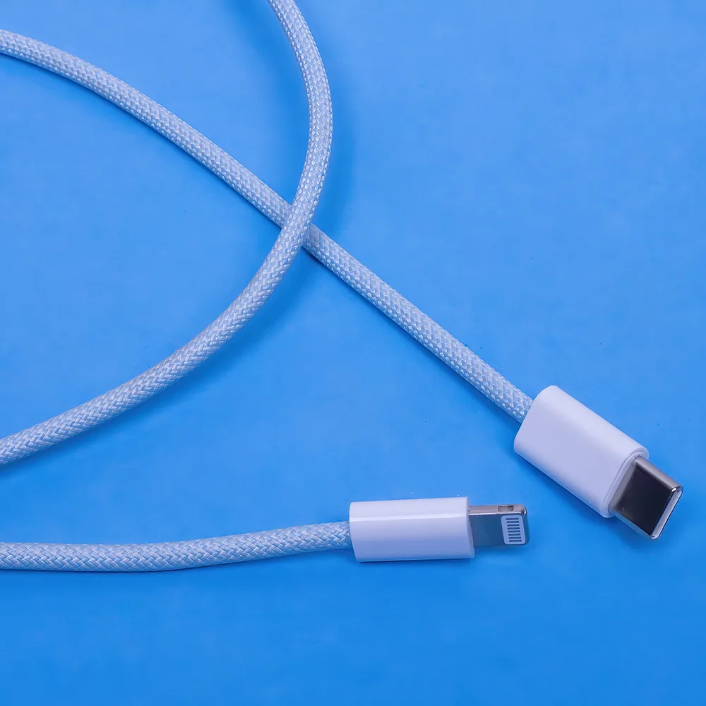 Maxlife MXUC-06 cable USB-C – Lightning 1,0 m 20W blue nylon