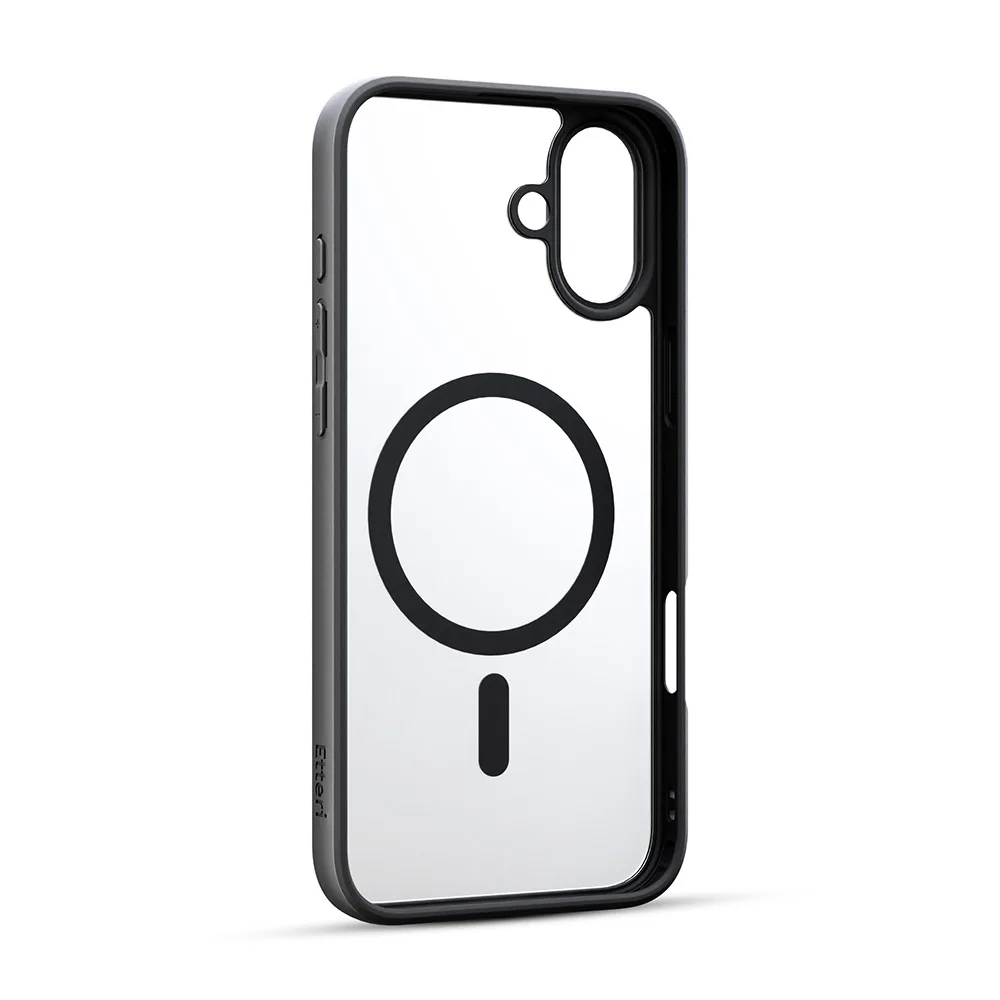 Etteri Matt Mag-fodral för iPhone 16 Plus 6,7″ svart