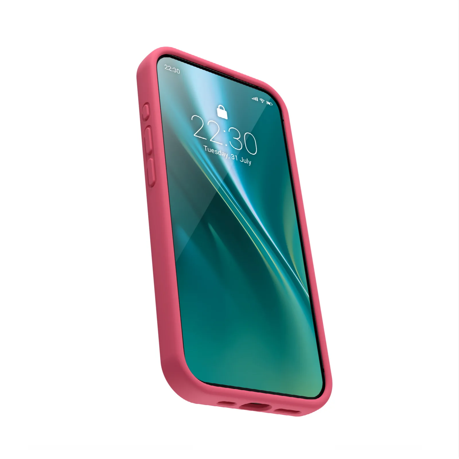 Etteri Silicone case för iPhone 14 6,1″ hallon