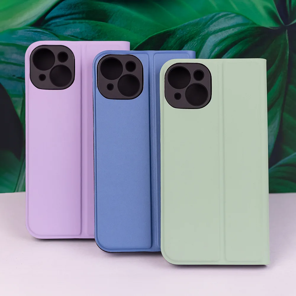 Smart mjuk fodral för iPhone 16 Plus 6,7″ ljusgrön