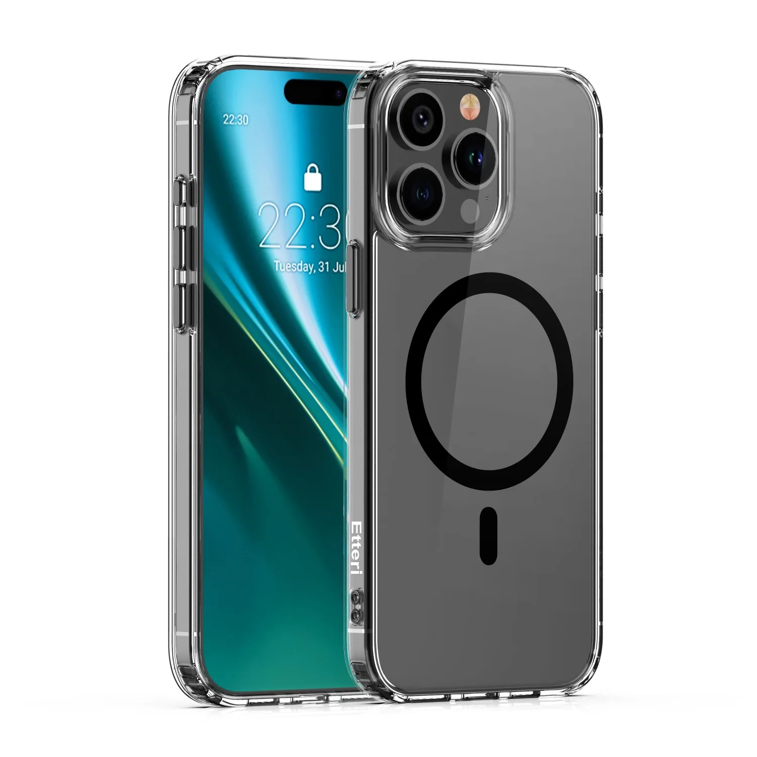 Etteri Color Mag case for iPhone 15 Pro 6,1″ black