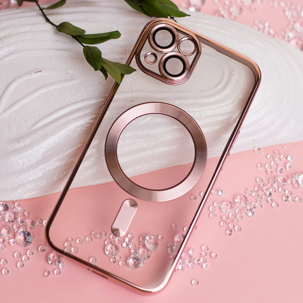 Color Chrome Mag-fodral för Samsung Galaxy A15 4G / A15 5G i roséguld