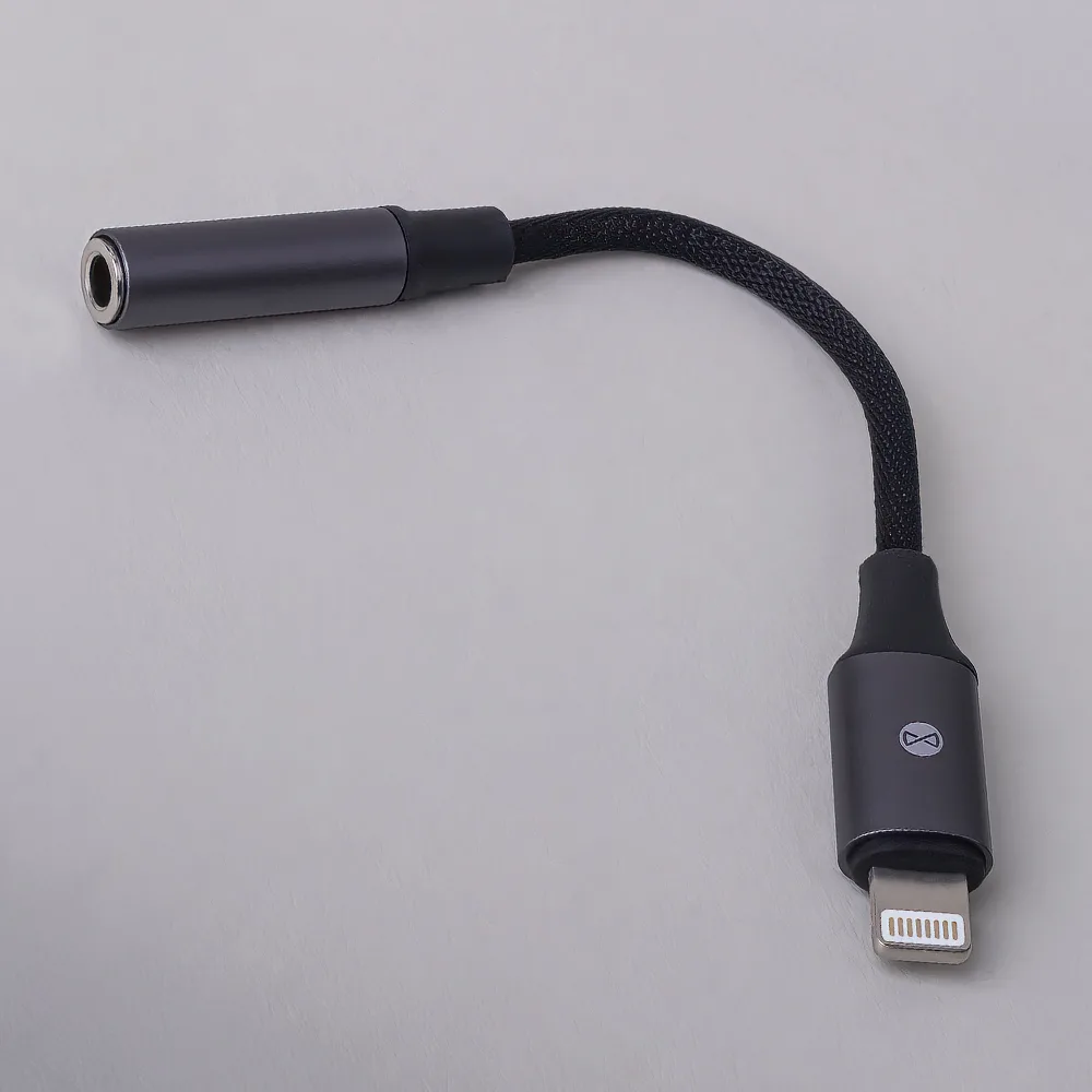 Forever adapter audio AJL-01 jack 3,5 mm – Lightning black