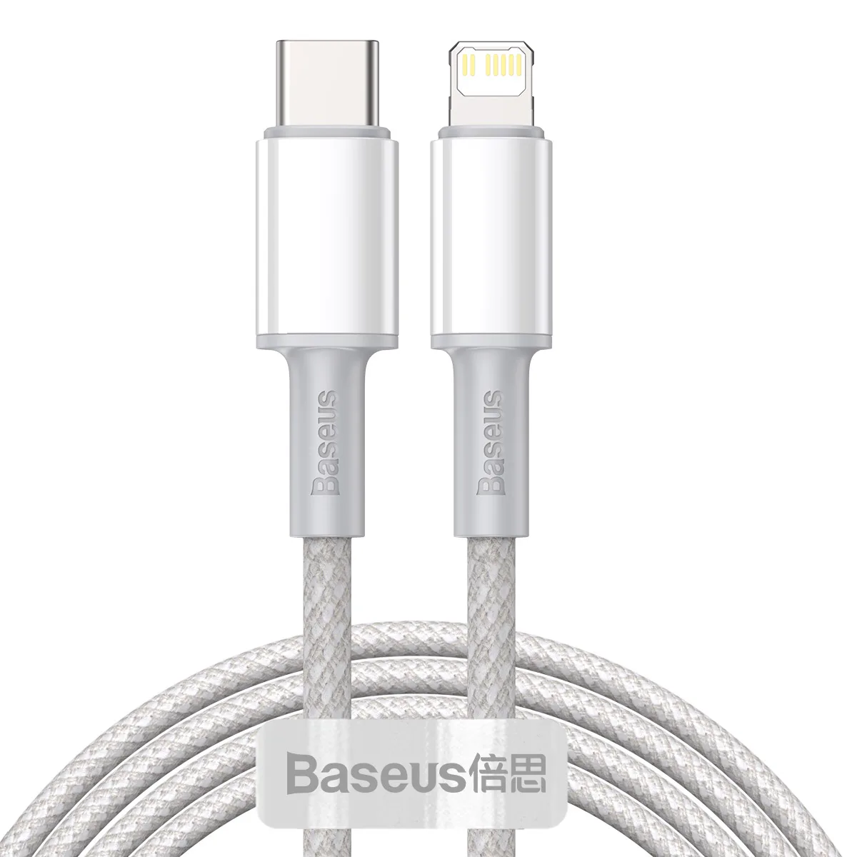 Baseus cable High Density PD USB-C – Lightning 2,0 m white 20W