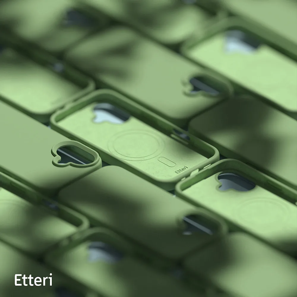 Etteri Silicone Mag-fodral för iPhone 16 Plus 6,7″ ljusgrönt