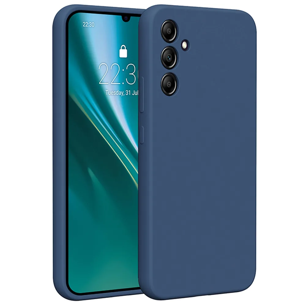 Etteri Silikonfodral för Samsung Galaxy A34 5G mörkblå
