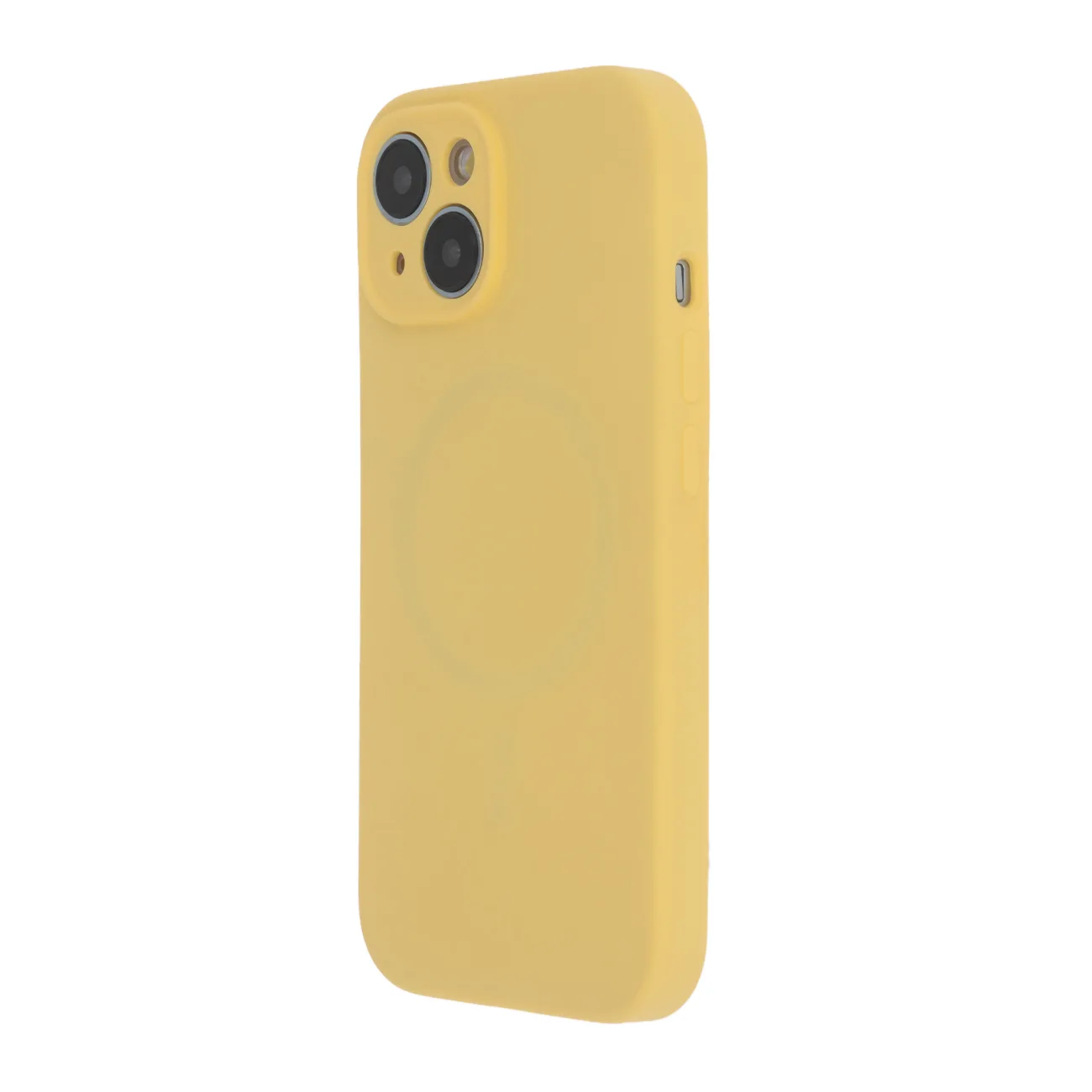 Mjuktouch magfodral för iPhone 14 Pro 6,1″ i pastellgul