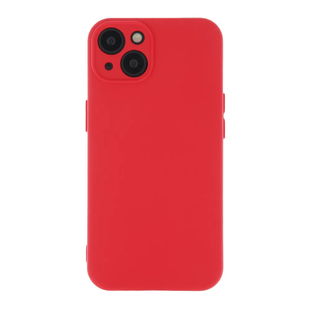 Röd silikonfodral till Samsung Galaxy S25 Edge