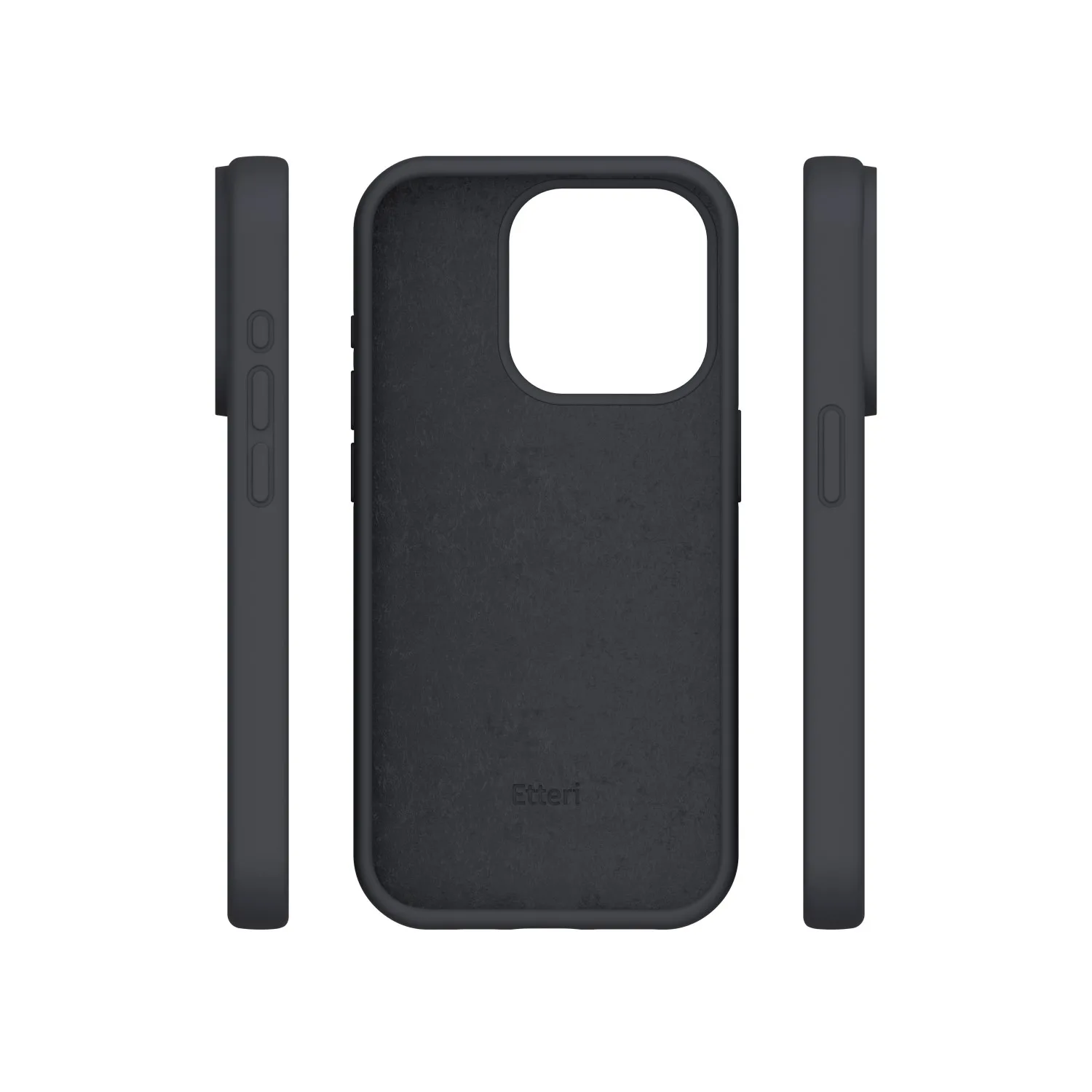 Etteri Silicone case för iPhone 15 Pro Max 6,7″ svart