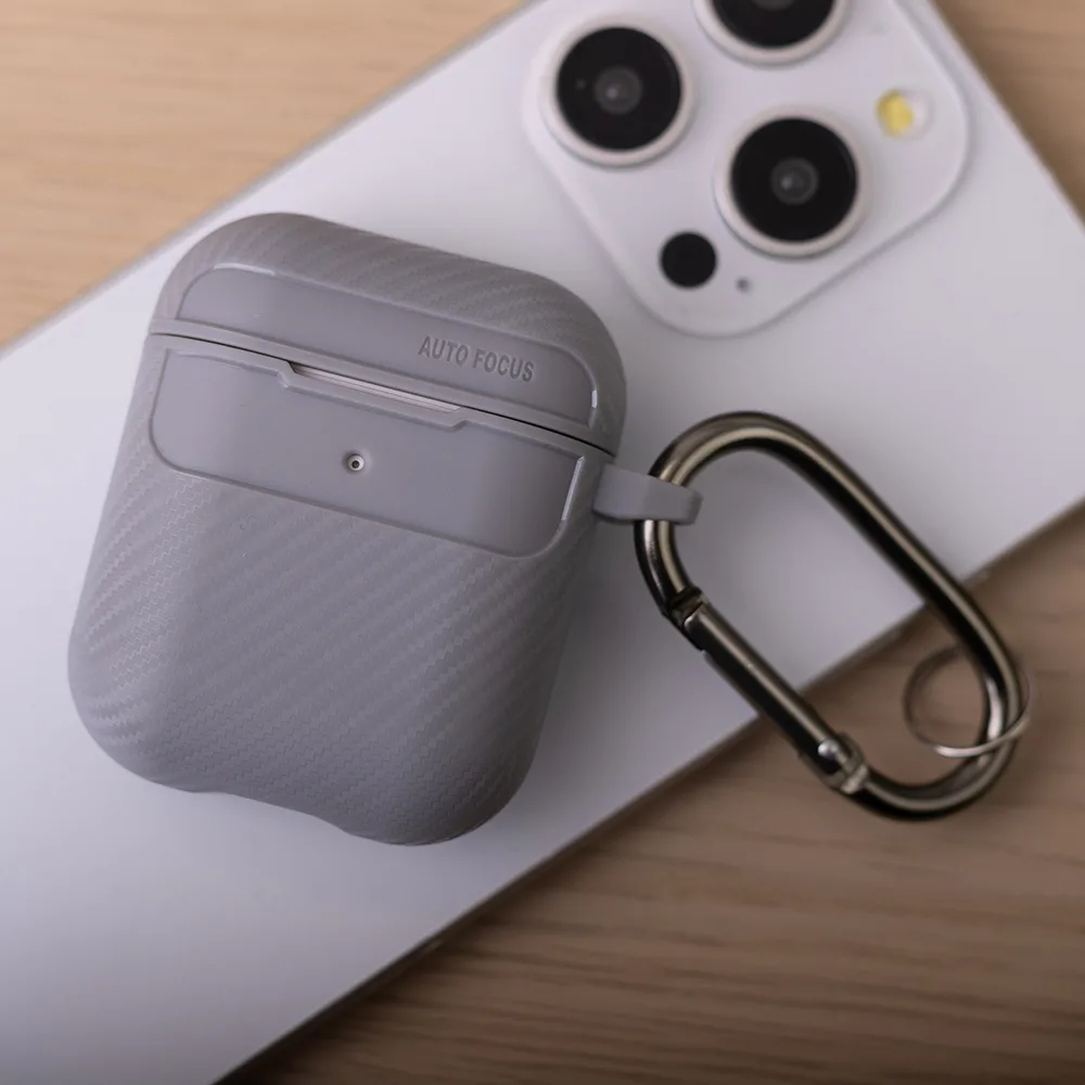 Kol-fodral för Airpods 4 i grått