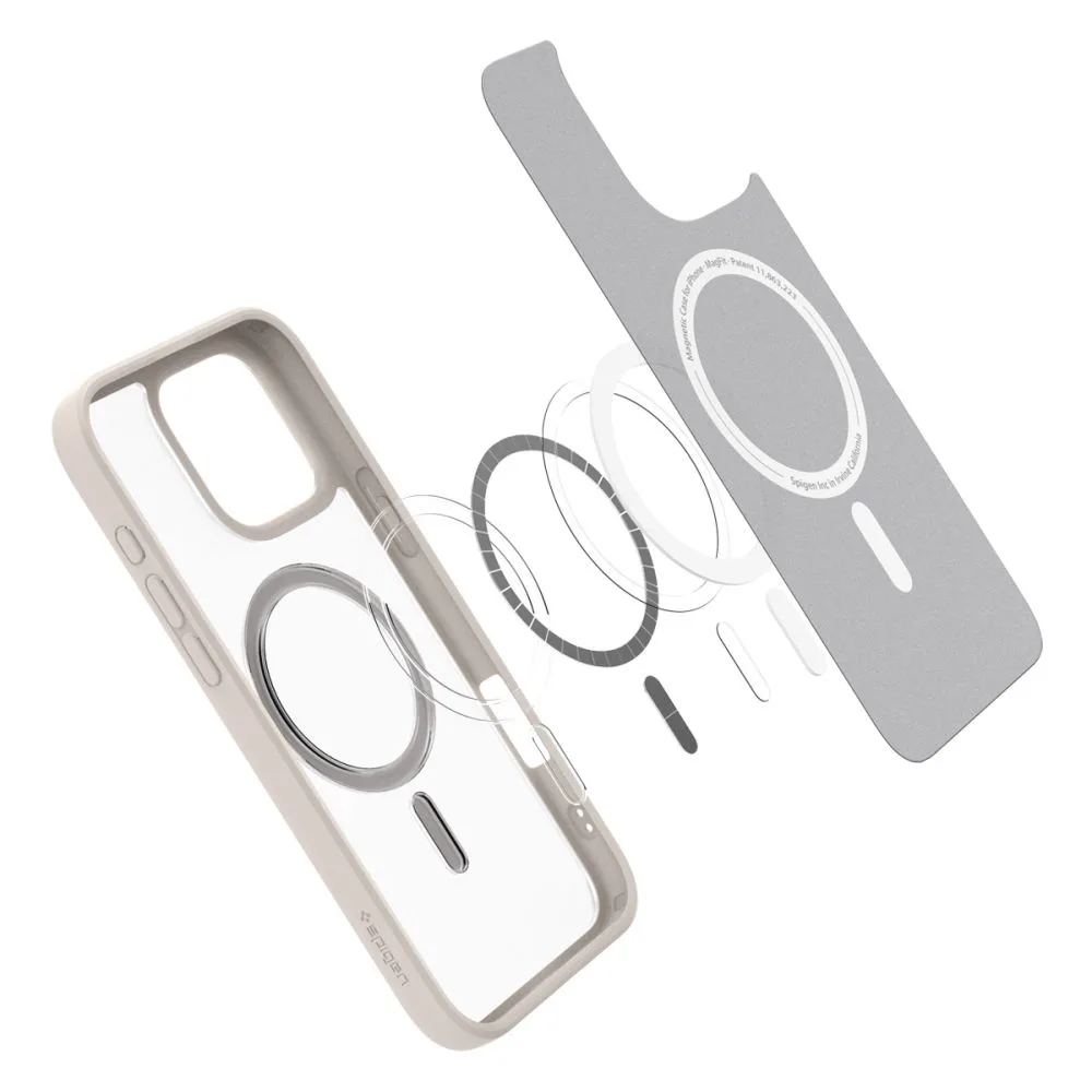 Spigen Ultra Hybrid Mag Magsafe case for iPhone 16 Pro Max 6,9″ frost natural titanium