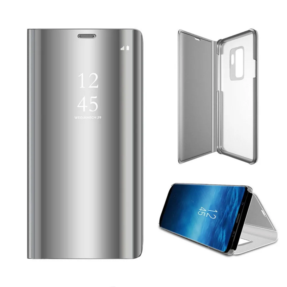 Smart Clear View-fodral för Samsung Galaxy S23 i silver