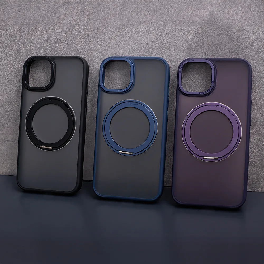 Mag Ring Rotating case for iPhone 15 Pro Max 6,7″ navy blue