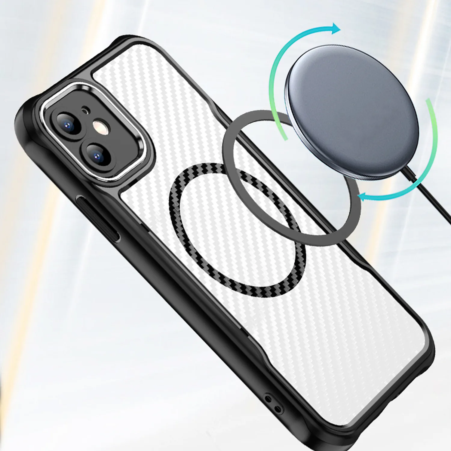 Defender Carbon Mag case for iPhone 11 black