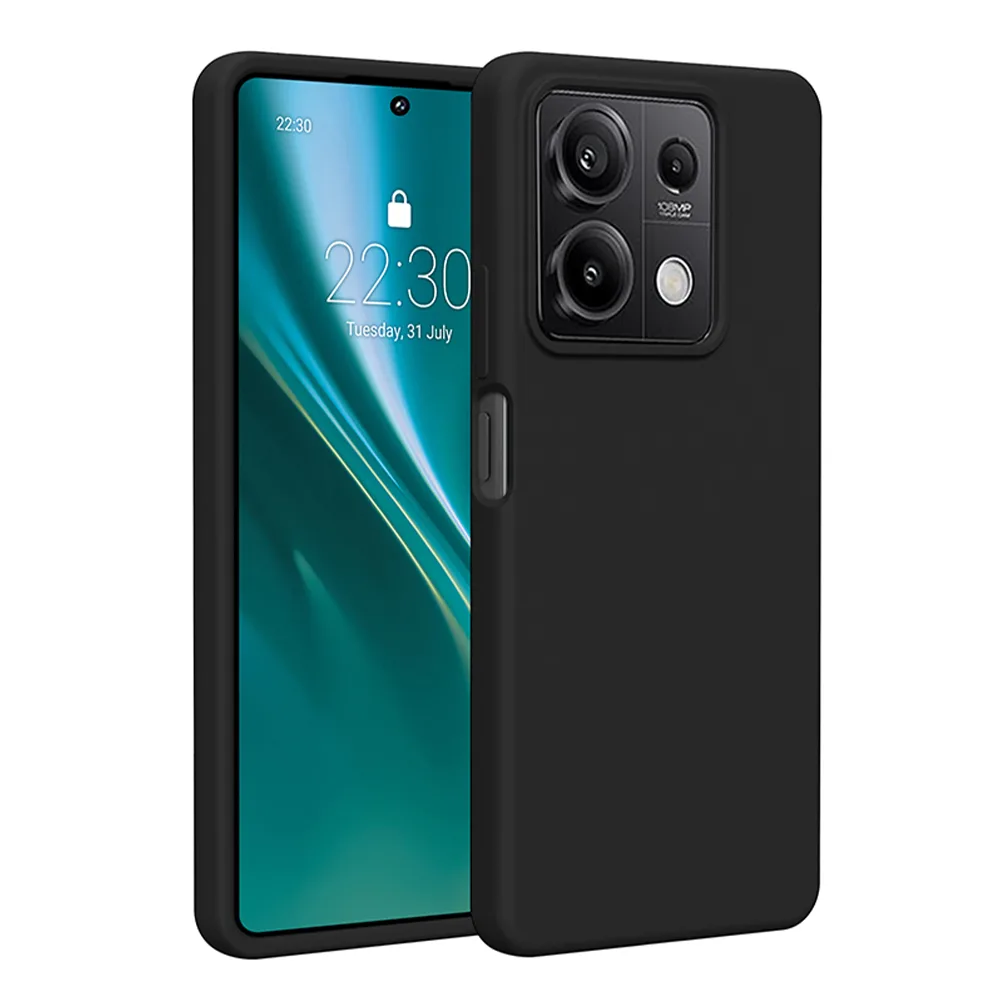 Etteri Silikonfodral för Xiaomi Redmi Note 13 5G svart