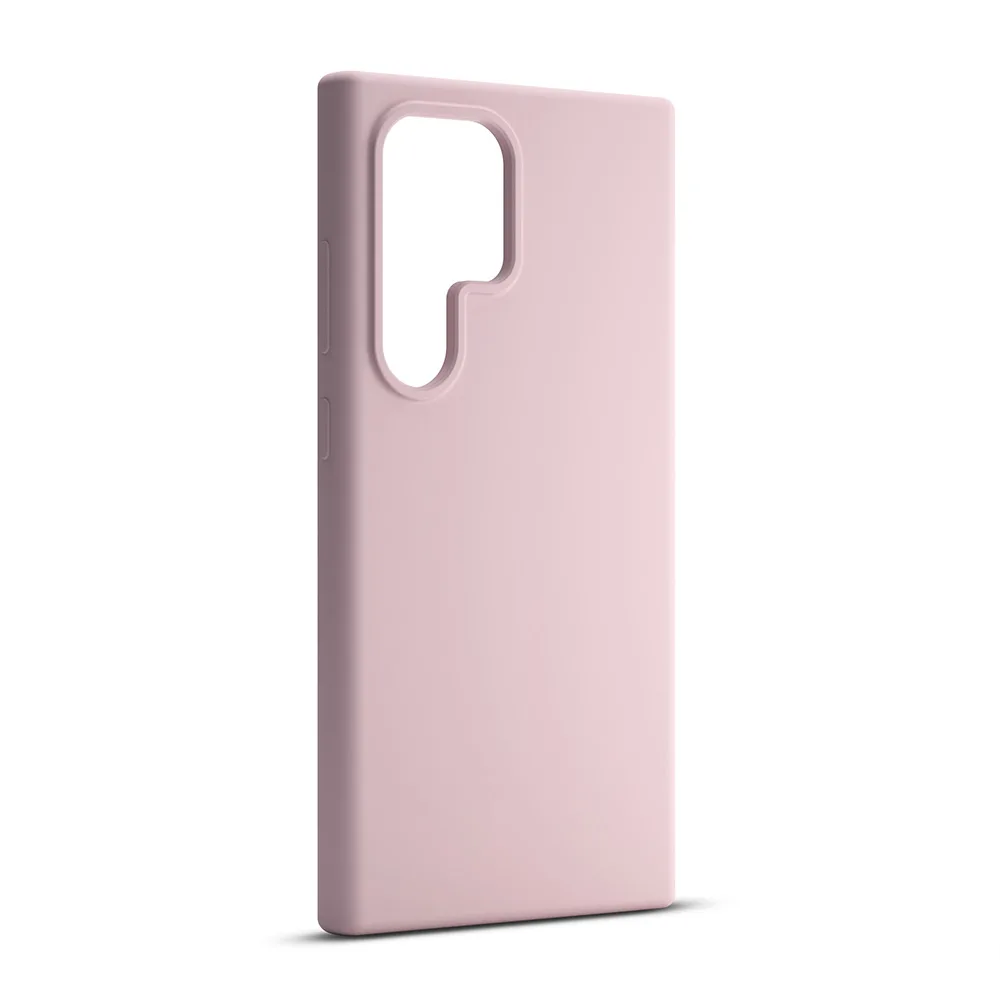 Etteri Silicone case for Samsung Galaxy S25 Ultra light pink