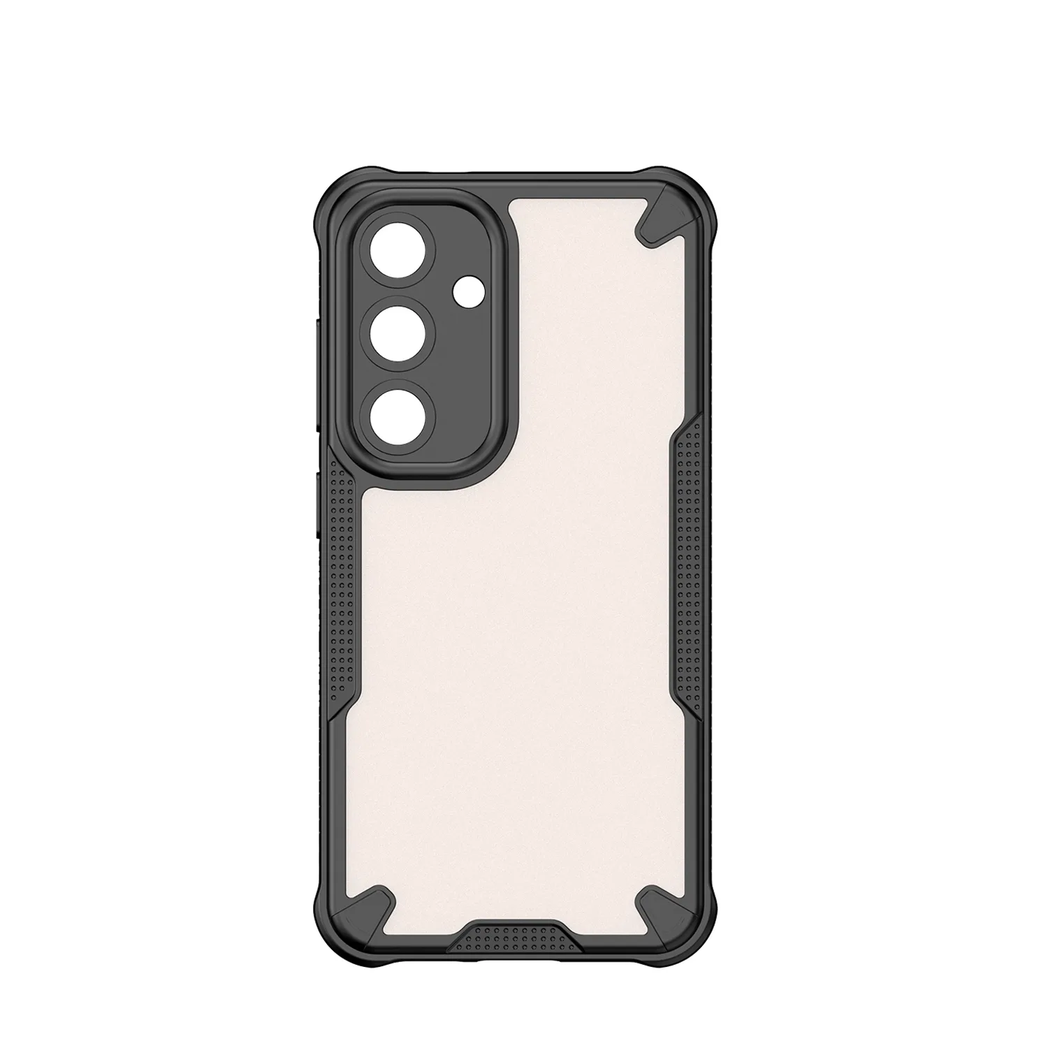 Defender Matt-fodral för Samsung Galaxy S24 FE i svart