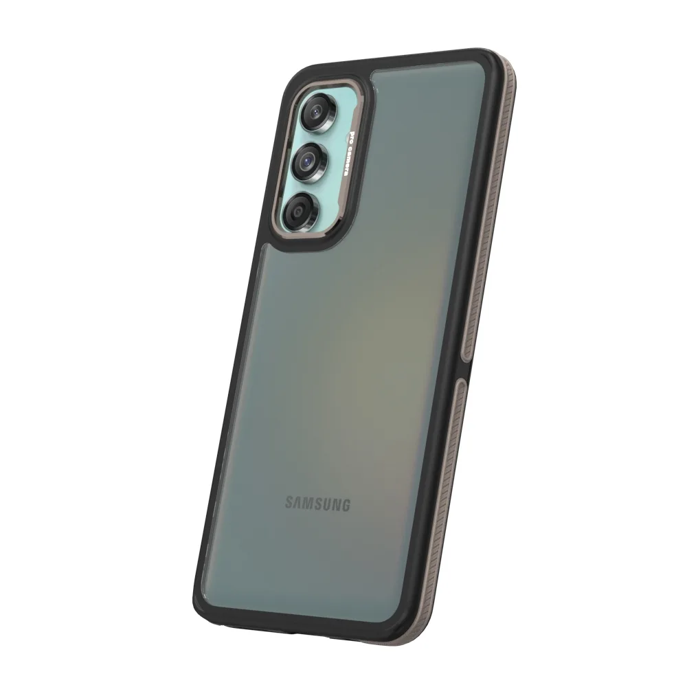 Kristallsvart fodral för Samsung Galaxy M55 5G grå