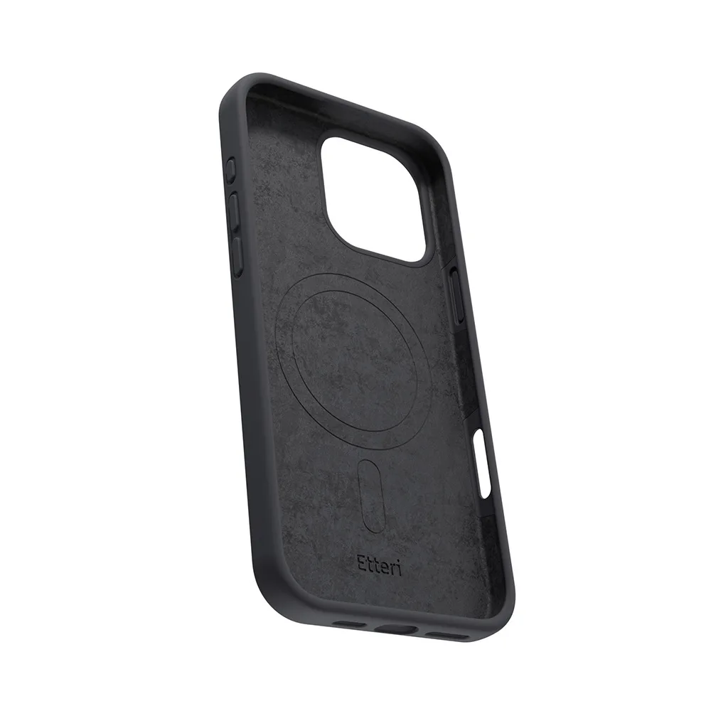 Etteri Silikonskal för iPhone 16 Pro Max 6,9″ svart