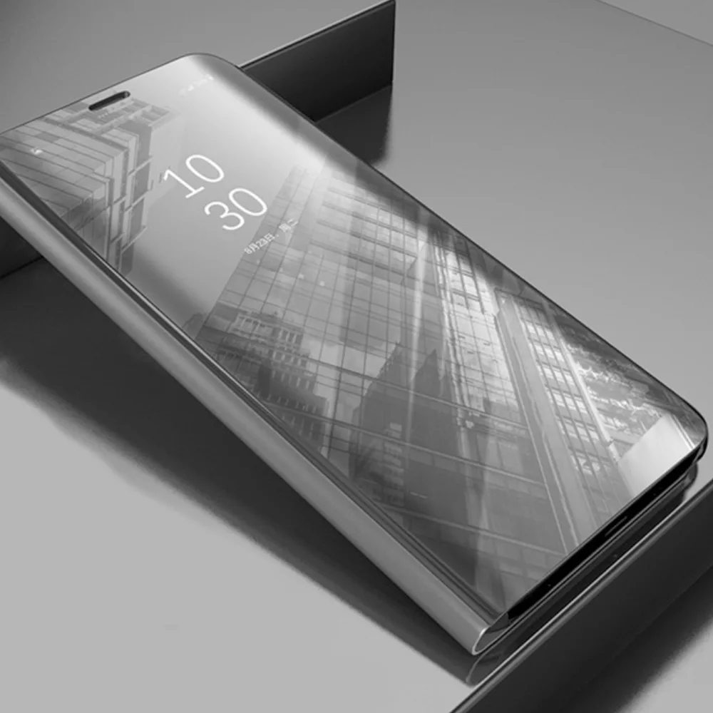 Smart Clear View-fodral för Samsung Galaxy S23 i silver