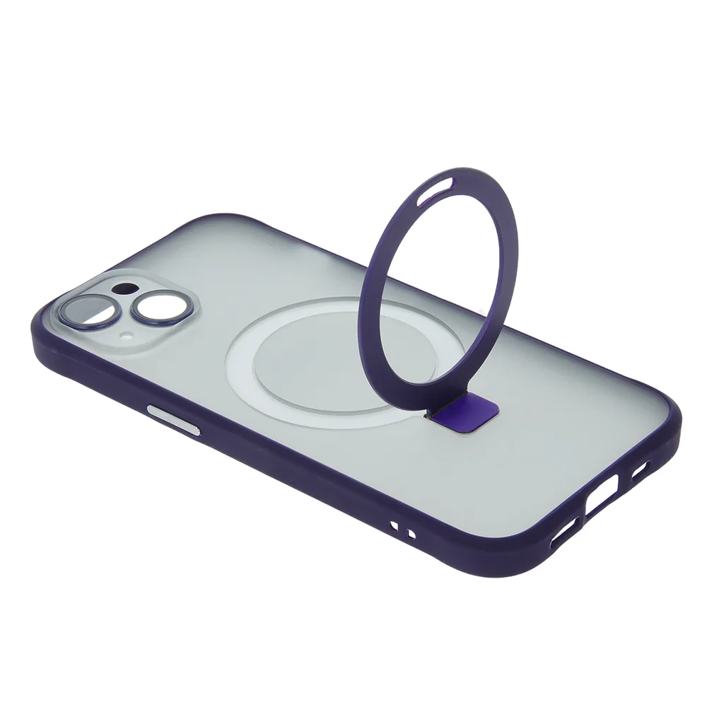 Mag Ring-fodral för iPhone 14 6,1″ i lila