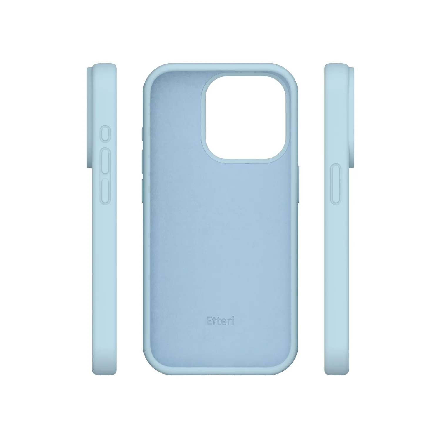 Etteri Silicone case för iPhone 12 / 12 Pro 6,1-tums ljusblå