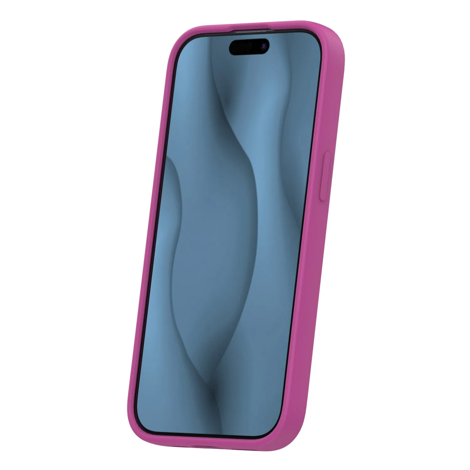 Silicone Thin Mag case for iPhone 13 6,1″ fuschia