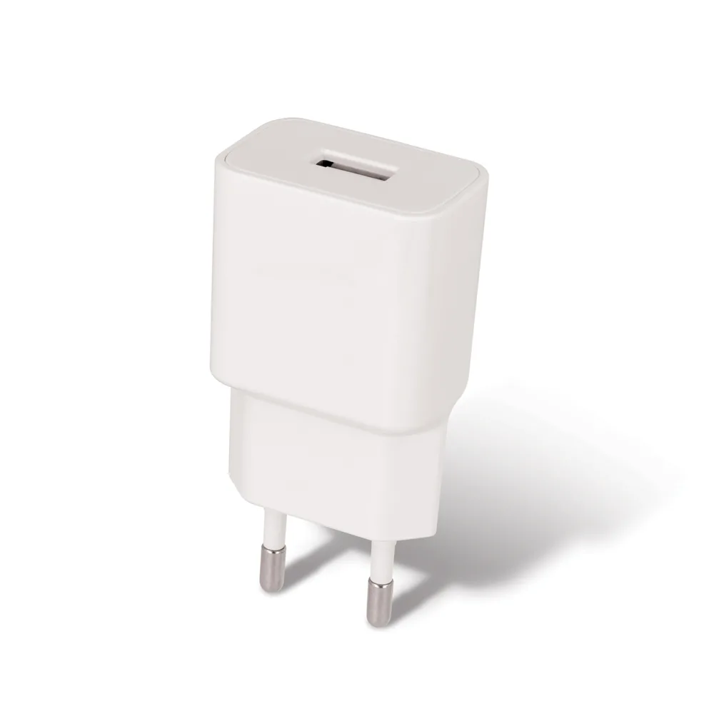 Setty laddare 1x USB 2,4A vit + Lightning-kabel 1,0 m NY