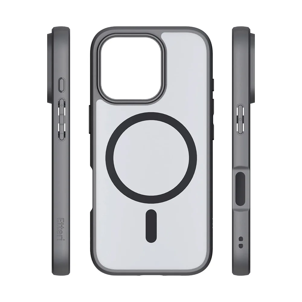 Etteri Matt Mag case for iPhone 16 Pro 6,3″ black