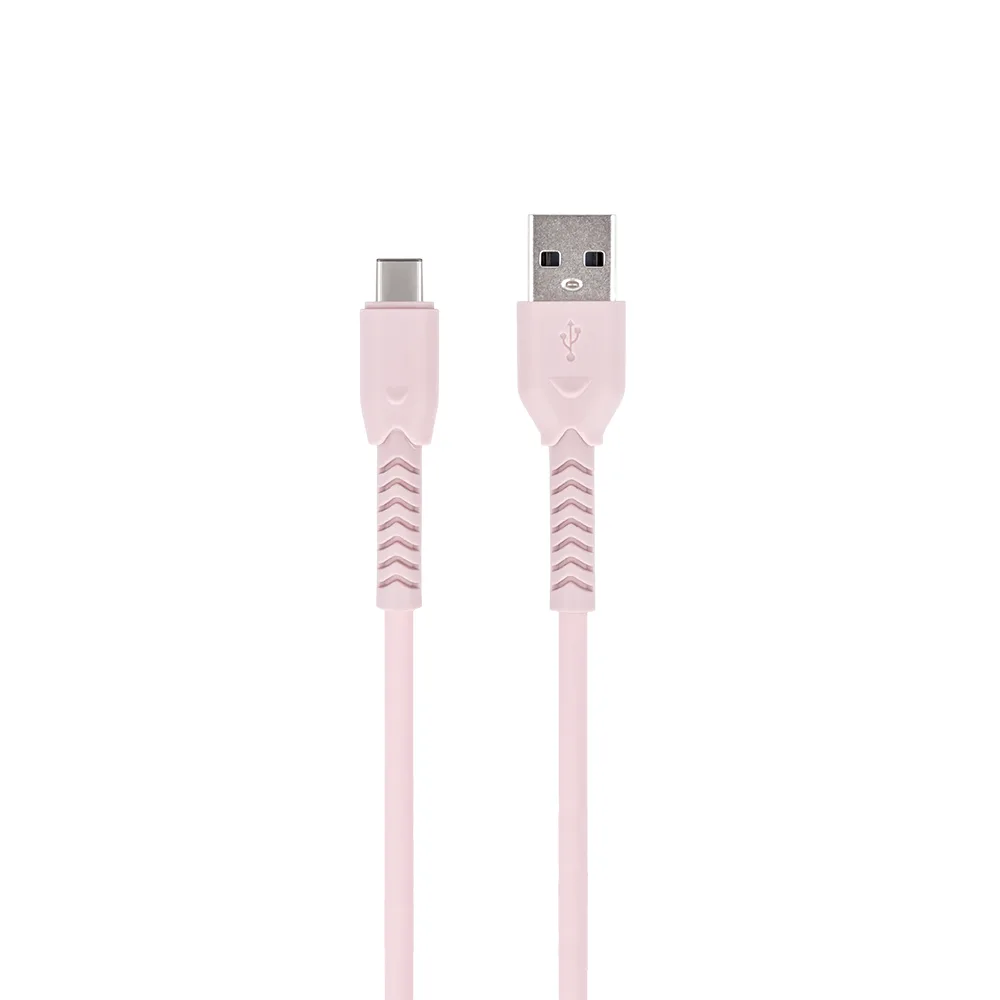 Maxlife MXUC-04 cable USB – USB-C 1,0 m 3A pink