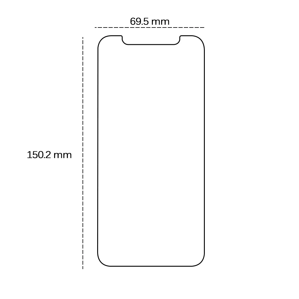 Tempered glass 2,5D for iPhone XS Max / 11 Pro Max