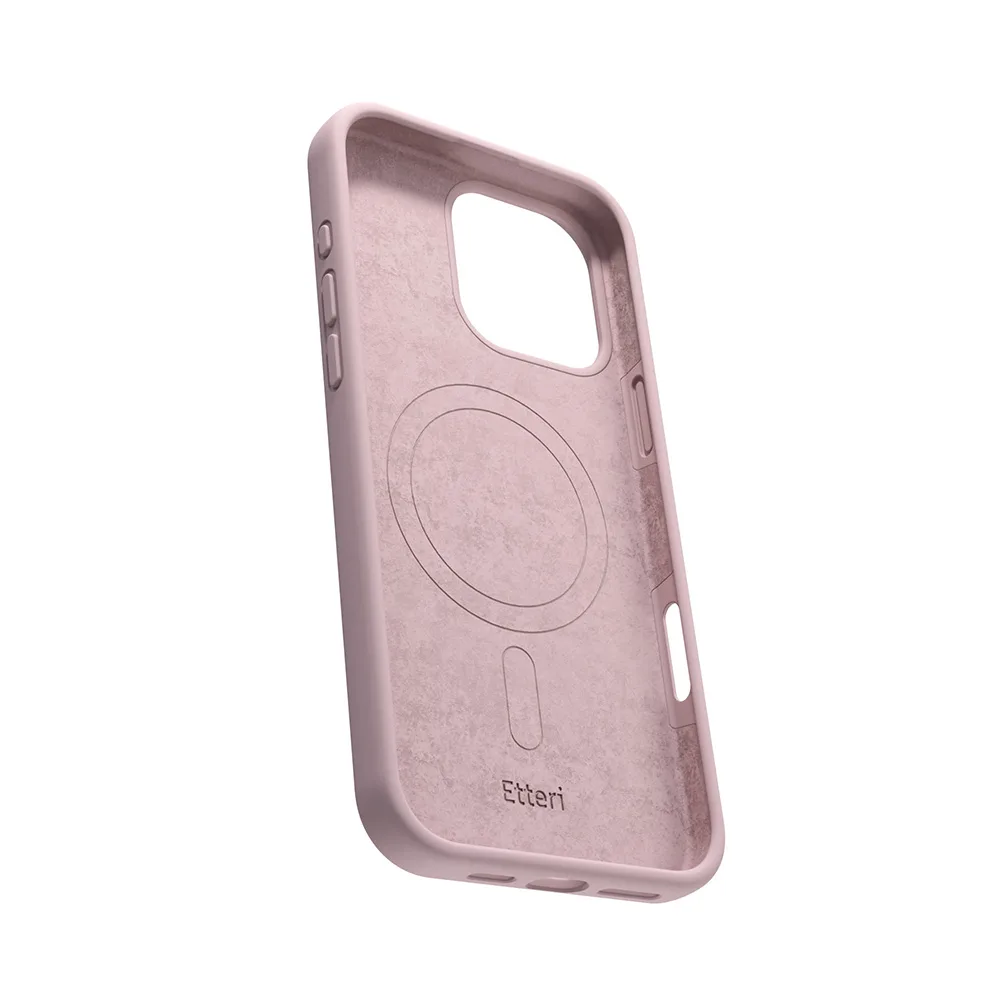 Etteri Silicone Mag case for iPhone 16 Pro Max 6,9″ light pink
