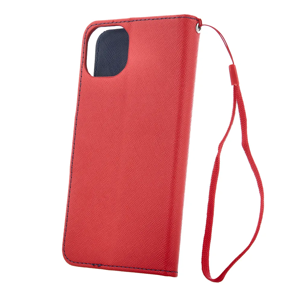 Smart Fancy fodral för Xiaomi Redmi 13C 4G / 13C 5G / Poco C65 röd-blå