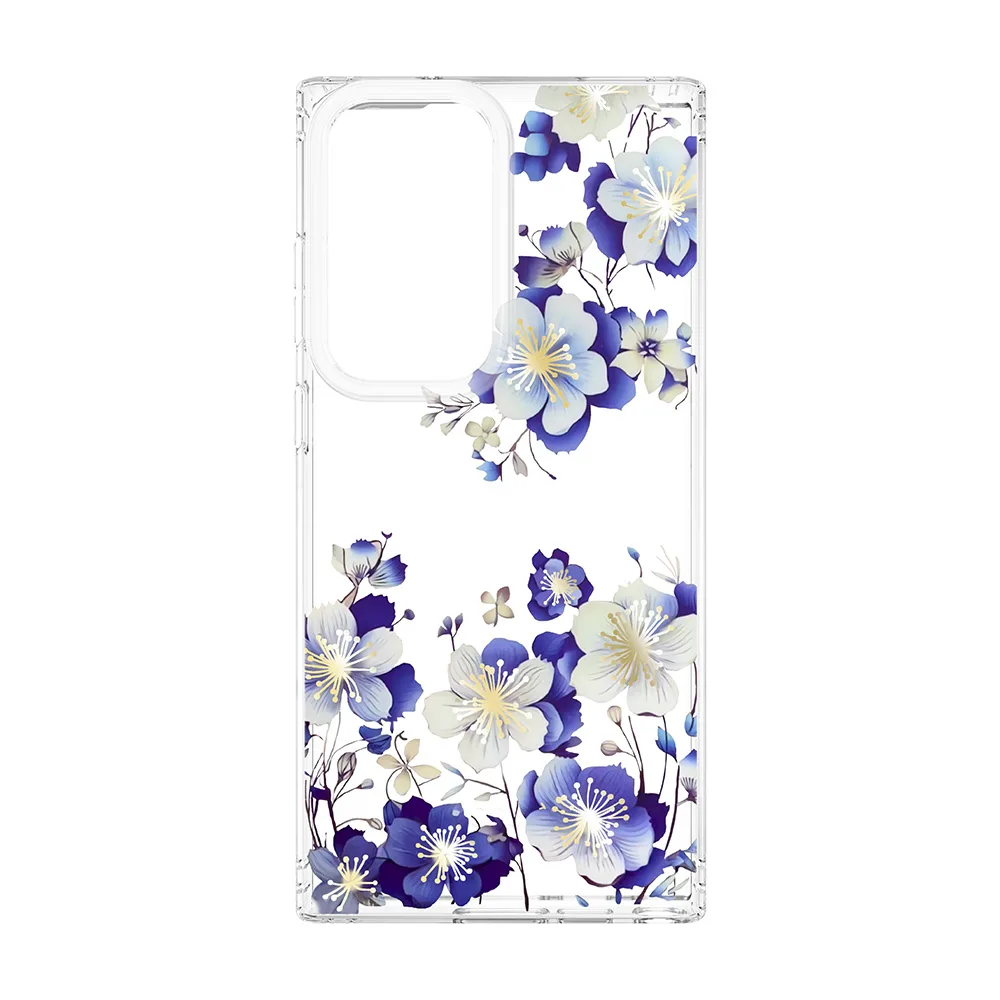 IMD-printad fodral för Samsung Galaxy S23 Ultra i blommönster