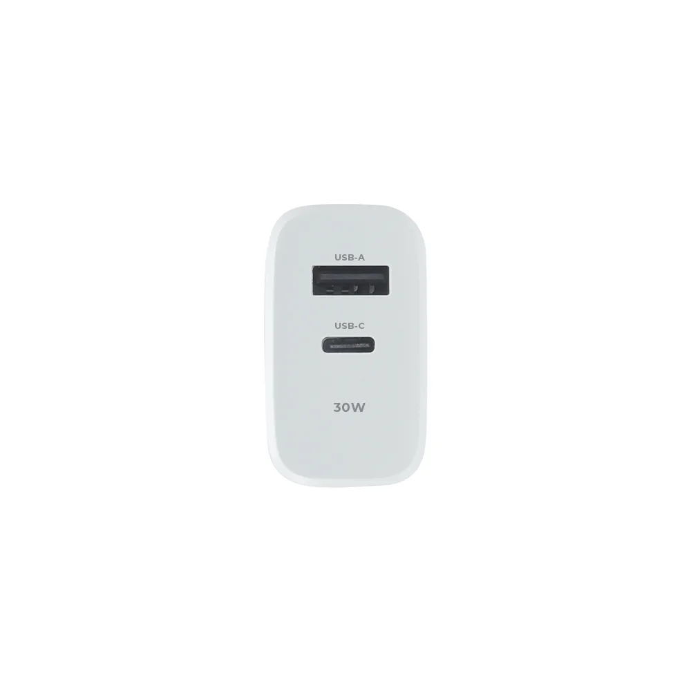 Maxlife MXTC-10-30AC PD QC charger 1x USB-C 1x USB 30W white