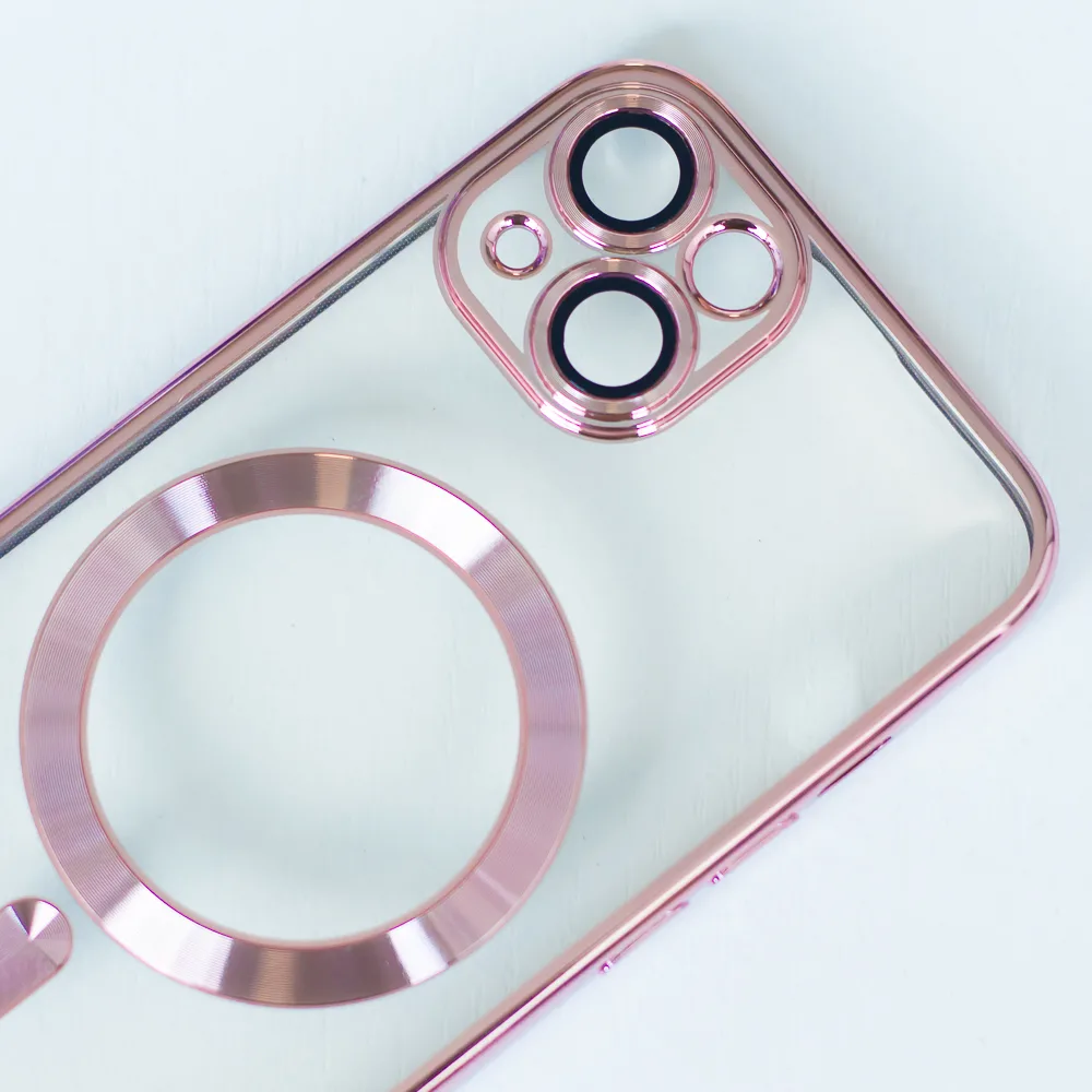 Color Chrome Mag-fodral för Samsung Galaxy A15 4G / A15 5G i roséguld