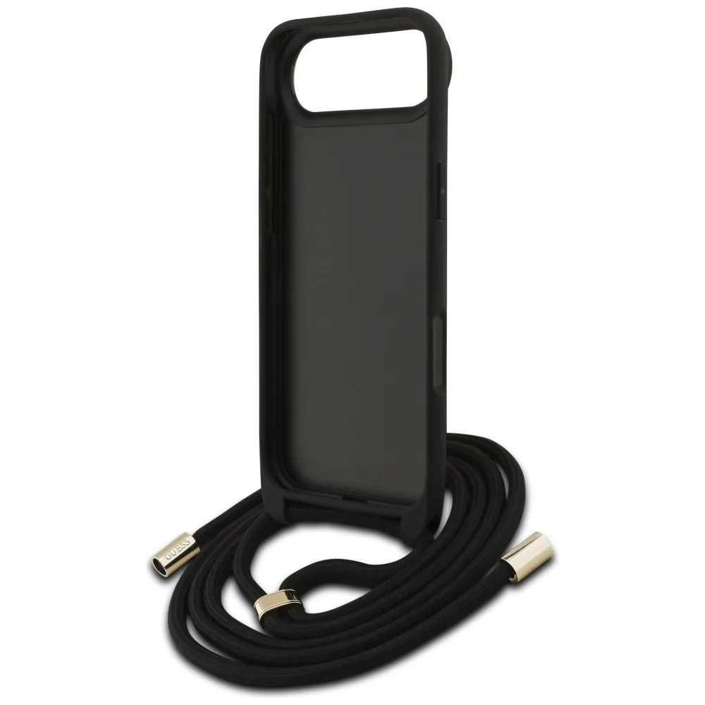 Guess 4G Big Logo Cord Stap Crossbody case for iPhone Air brown