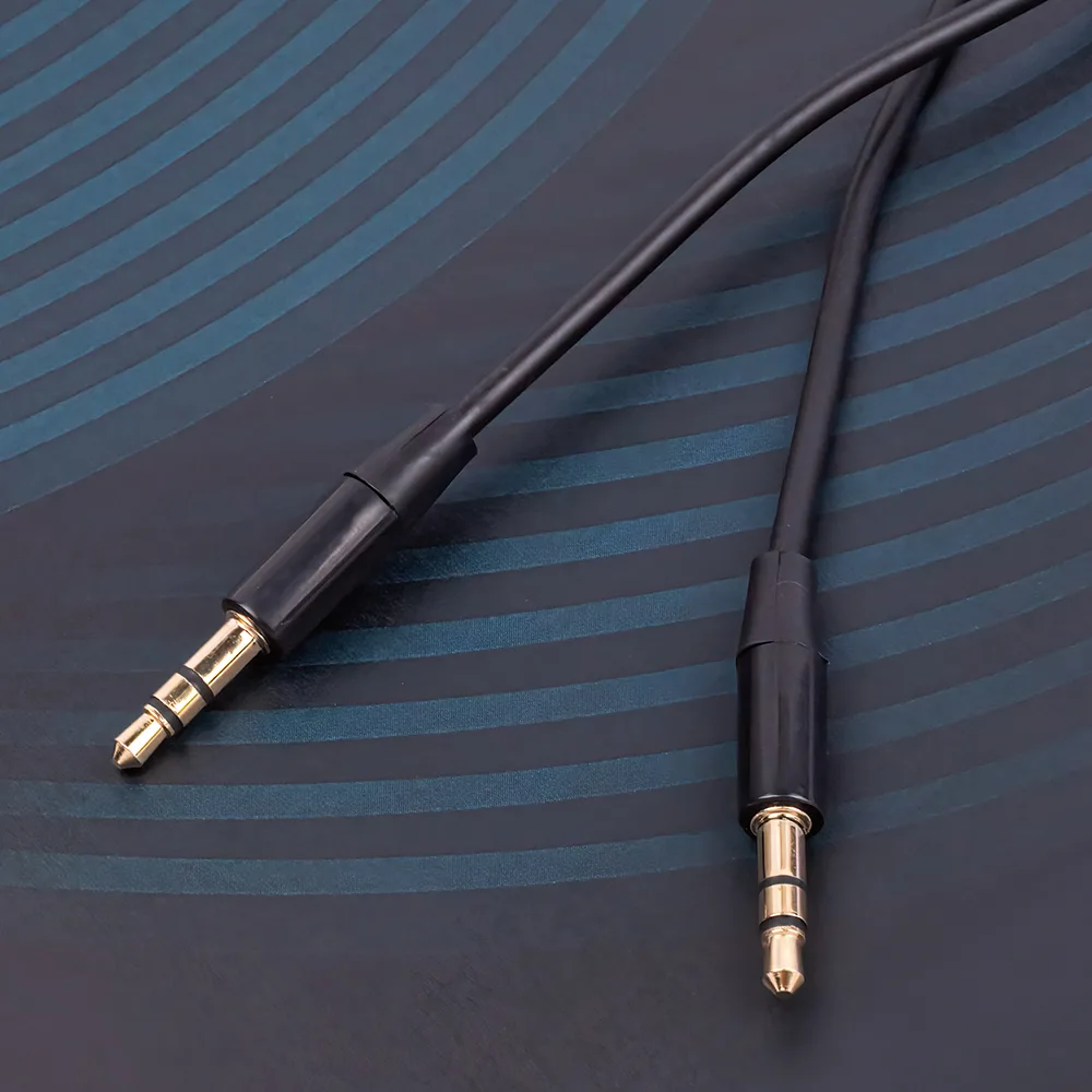 Maxlife ljudkabel 3,5 mm jack – 3,5 mm jack 1 meter svart